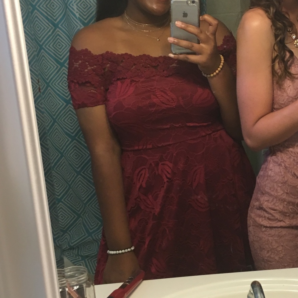 red homecoming/prom dress